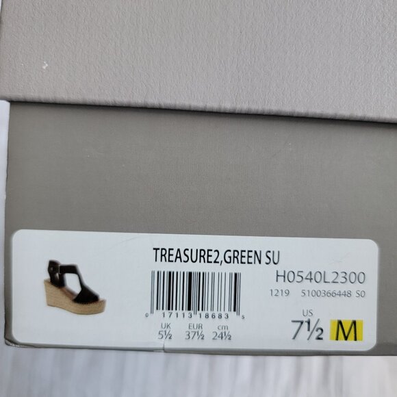 Franco Sarto Women's Treasure 2 Spadrille Sandals Olive Green Sizes 7.5 - 9 NWB - Picture 10 of 13